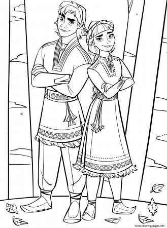 Frozen 2 New Characters Honeymaren And Ryder Coloring Pages Printable