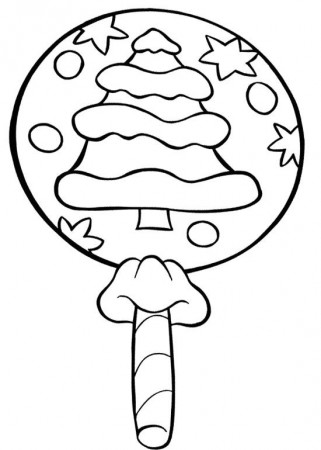 Christmas Lollipop Candy Coloring Page | Candy coloring pages, Christmas coloring  pages, Coloring pages