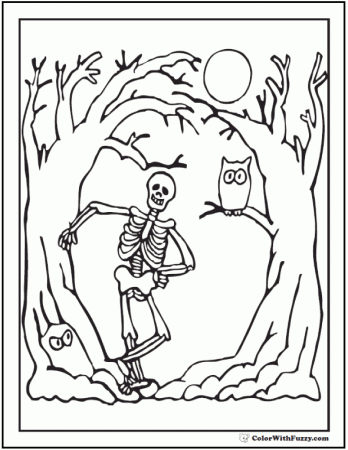 72+ Halloween Printable Coloring Pages Customizable PDF