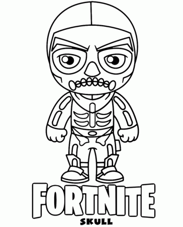 Skull skin Battle Royale Fortnite