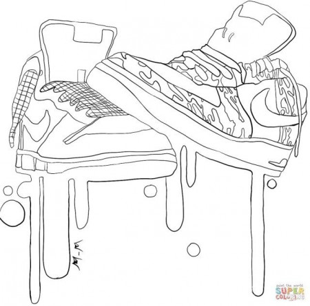 27+ Great Photo of Nike Coloring Pages - albanysinsanity.com | Jordan  coloring book, Coloring books, Coloring pages