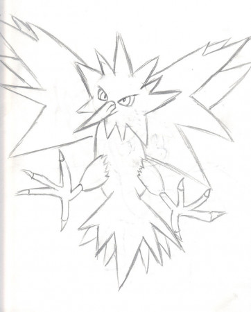 Pokemon Zapdos Coloring Pages at GetDrawings | Free download