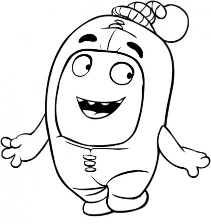 Newt Of Oddbods Coloring Page - Free Printable Coloring Pages for Kids