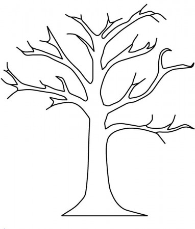 Bare Tree Without Leaves Coloring Pages - Tree Coloring Pages ...