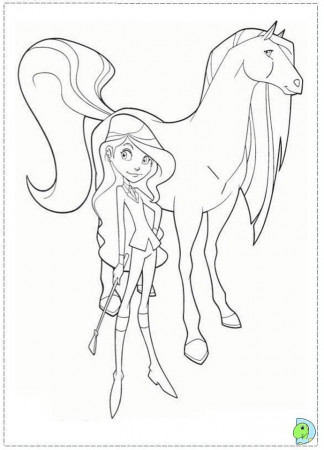 Horseland Coloring Page | Coloring Pages