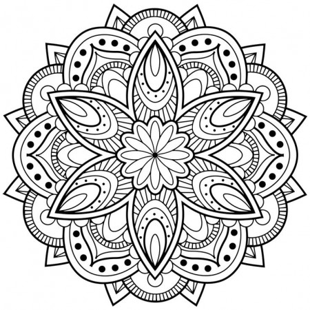Mandala Coloring Pages | Abstract coloring pages, Mandala printable, Mandala  coloring pages