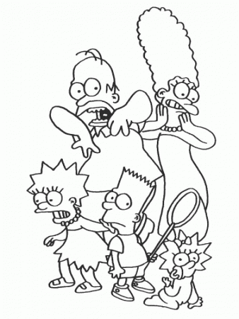 Printable Simpsons Coloring Pages | Coloring Me