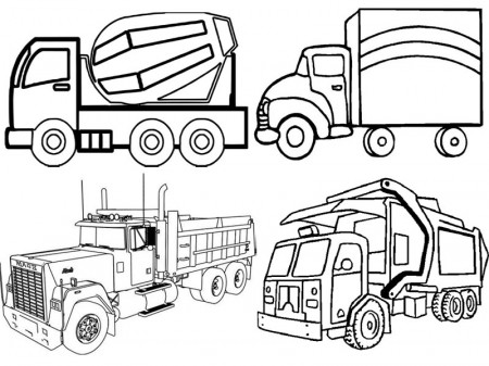 Truck Coloring Pages: Top 15 Fun Truck Colouring Patterns