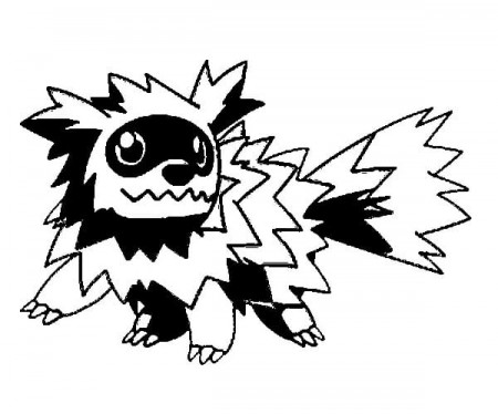 Printable Zigzagoon Pokemon Coloring Page - Free Printable Coloring Pages  for Kids