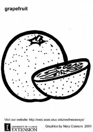 Coloring Page grapefruit - free printable coloring pages - Img 5805