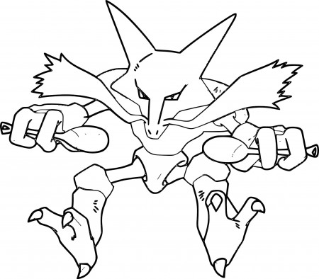 Mega Pokemon Coloring Pages