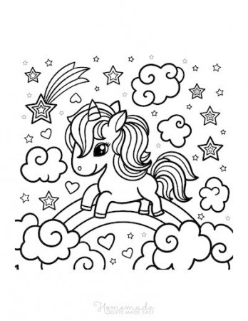 Pin on Unicorn coloring pages