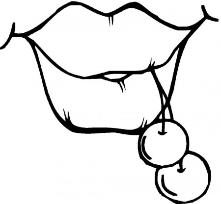 Lips Coloring Pages | 35 coloring pages Free Printable