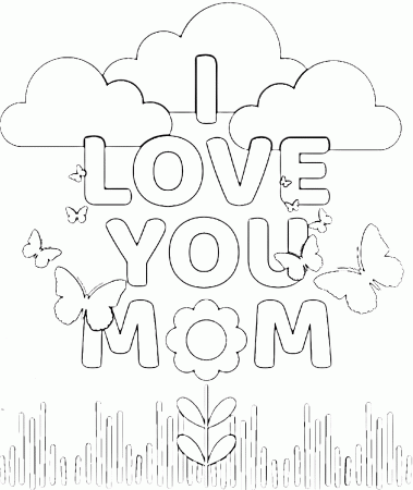 Coloring Pages | I Love U Coloring Pages We You Mom Colouring Grandpa