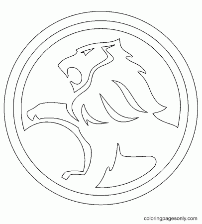 Holden Logo Coloring Pages - Car Logo Coloring Pages - Coloring Pages For  Kids And Adults