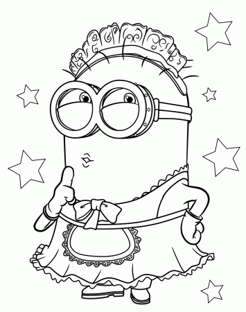 girl minion coloring pages - VoteForVerde.com