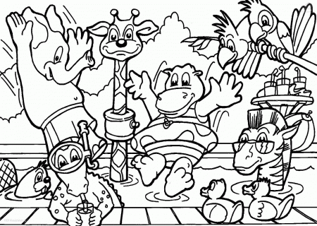 Florida animals coloring pages download and print for free