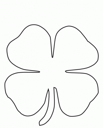 Four Leaf Clover Coloring Book Coloring Pages For Kids #cQ4 ...