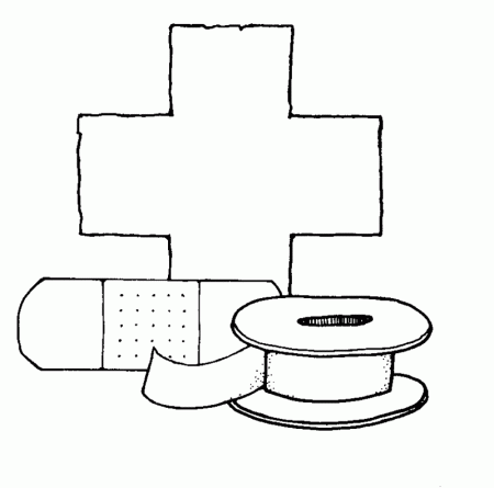 Band Aid Coloring Page – Clipartsco Band Aid Coloring Page In ...