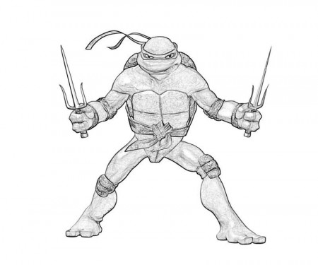 11 Pics of TMNT Coloring Pages On Raphael - Raphael Ninja Turtle ...