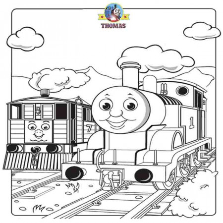 Thomas the train and friends coloring pages online free for kids ...