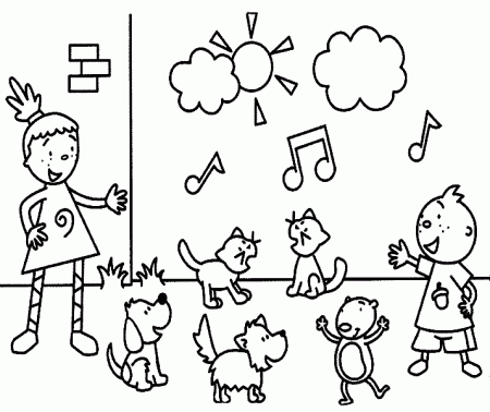 Pinky Dinky Doo Coloring Page