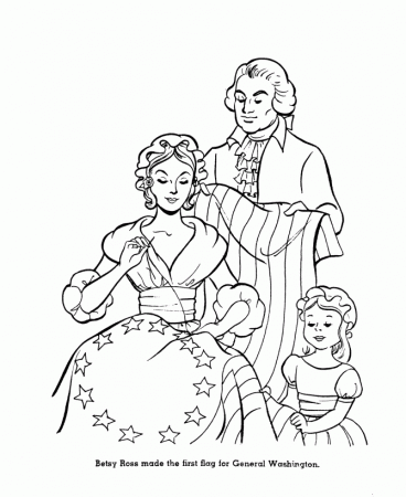Flag Day Coloring Pages | Holidays and Observances