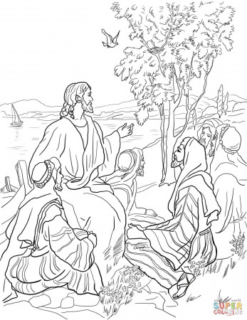 Jesus' parables coloring pages | Free Coloring Pages