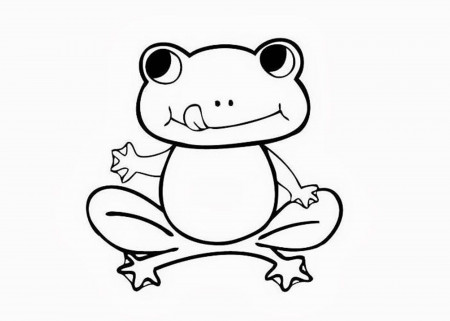 coloring page frog - Printable Kids Colouring Pages