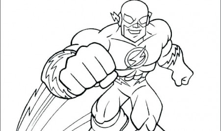 Awesome Flash Coloring Pages Ideas | Superhero coloring ...
