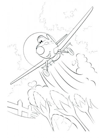 Plane Coloring Pages Crash Dusty Page – cupeel.info