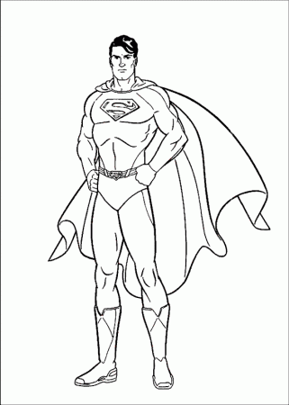 superman coloring pages for kids - Gianfreda.net