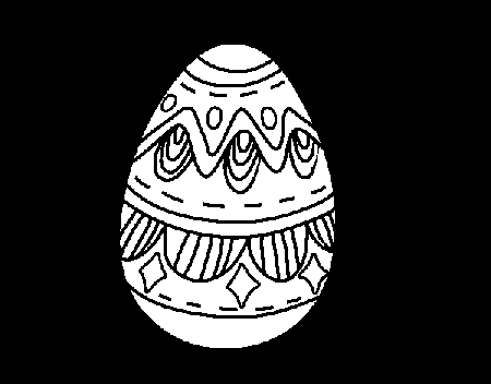 Easter egg with diamonds coloring page - Coloringcrew.com