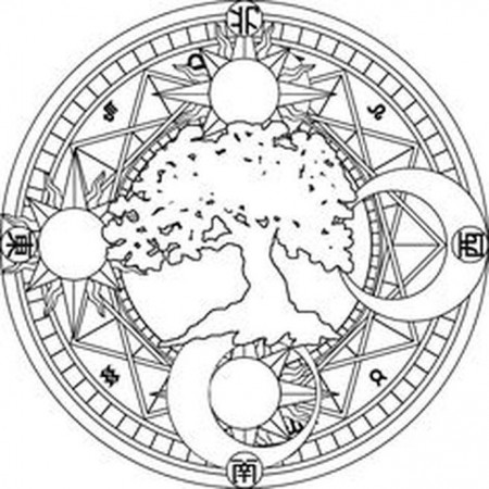 Wiccan Coloring Pages <b>coloring pages</b> for witches - red dragon  apothocary | Moon coloring pages, Star coloring pages, Mandala coloring  pages