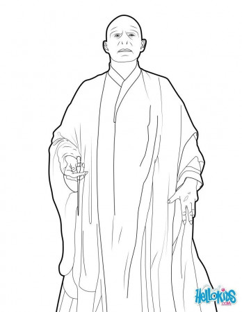 Harry Potter Coloring Pages for Kids Voldemort Coloring Pages Hellokids in  2020 | Harry potter coloring pages, Harry potter colors, Voldemort