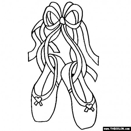 Beautiful Ballet Dancer Coloring Pages