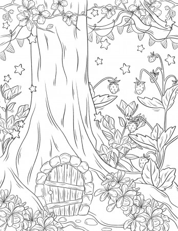 Secret Garden Coloring Page Bundle ...