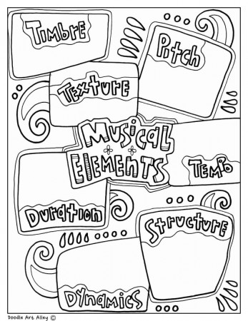 Musical Elements - Classroom Doodles