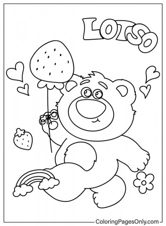 Printable Lotso Bear Coloring Page ...