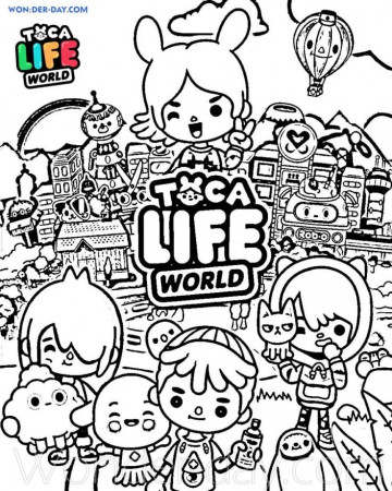 Toca Boca Life coloring pages ...