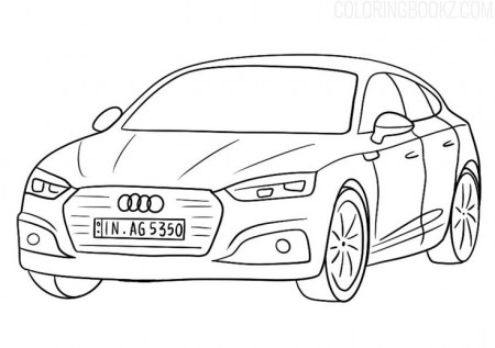 Audi A5 Sportback Coloring Page ...