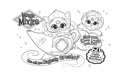 Magic Mixies coloring pages
