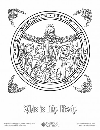 The Resurrection - Free Hand-Drawn Catholic Coloring Pictures ...