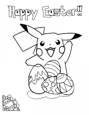 Easter Coloring Pages PDF - Coloringfolder.com | Easter coloring pages, Pokemon  coloring pages, Easter coloring pages printable