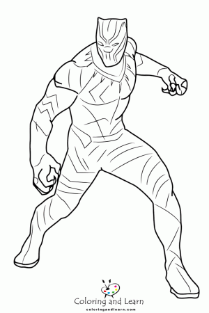 Black Panther Coloring Pages : r/coloringpages
