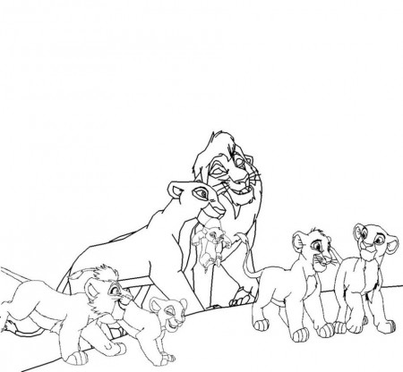 lion king 2 coloring pages - Google-søgning | Disney coloring pages, Lion coloring  pages, King coloring book