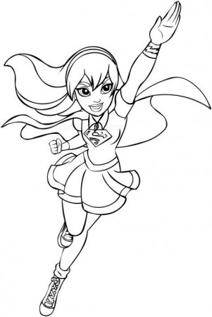 Supergirl (DC Superhero Girls) coloring page | Superhero coloring, Superhero  coloring pages, Coloring pages for girls
