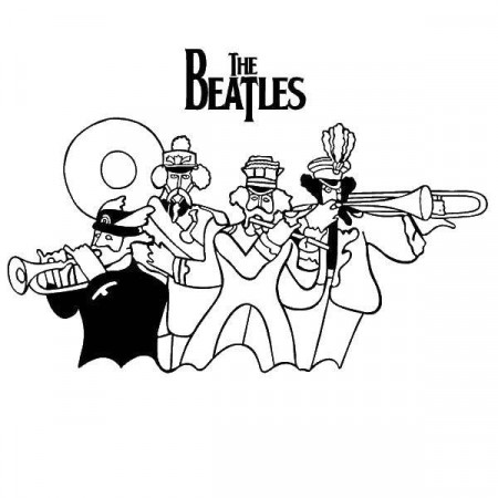 Online coloring pages Coloring page The Beatles coloring, Download ...