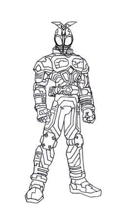 Kamen Rider Kabuto Coloring Page - NetArt | Kamen rider kabuto, Kamen rider,  Rider