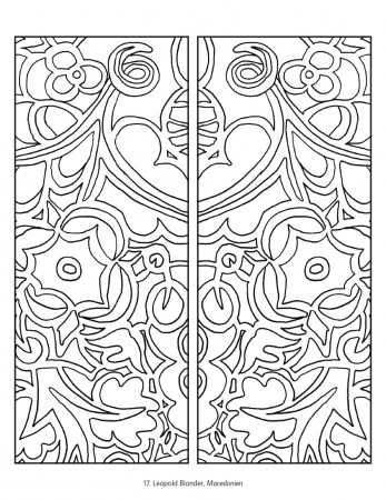 Designs from the Vienna Workshop Coloring Book